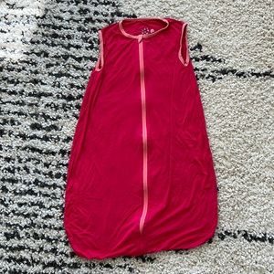 KicKee Pants Pink Baby Sleep Sack Bag, Lightweight Bamboo, 6-18 Months, new WOT